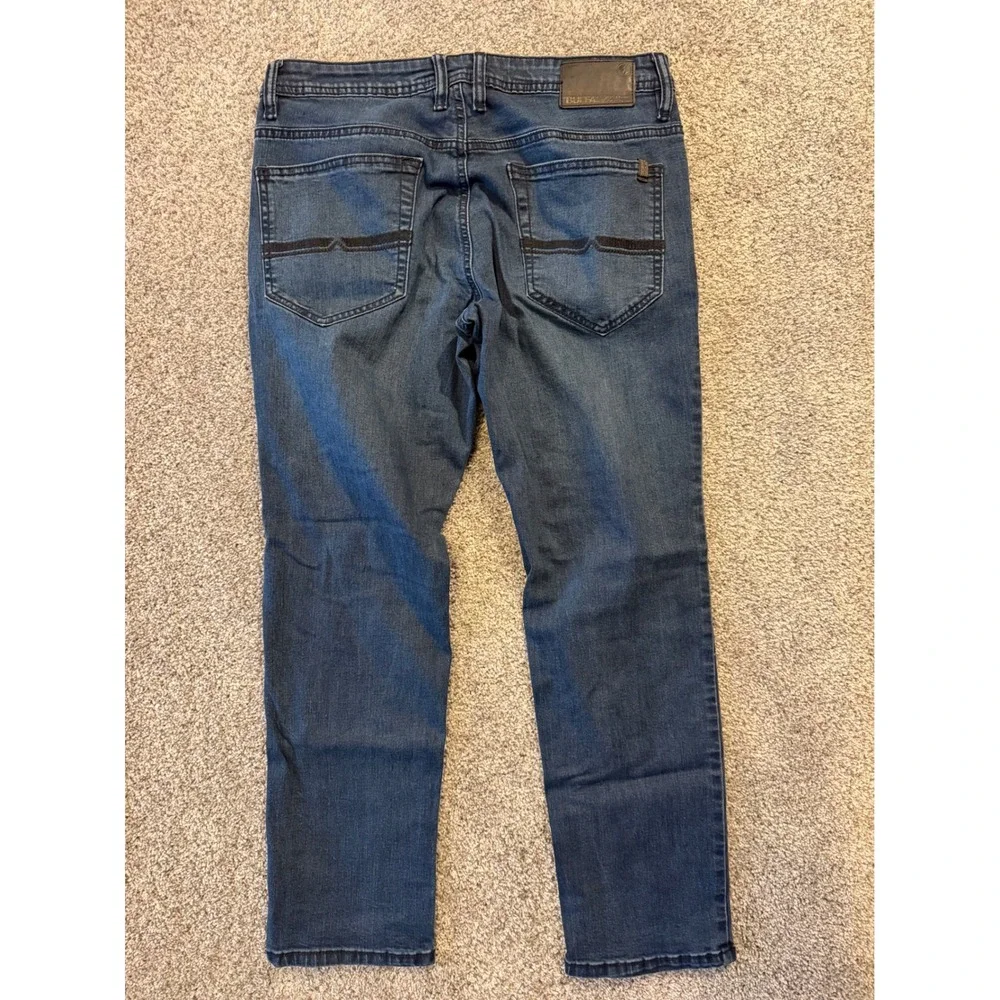Buffalo David Bitton Jeans Mens 32x29 Blue Axel Slim Stretch Dark Wash Denim